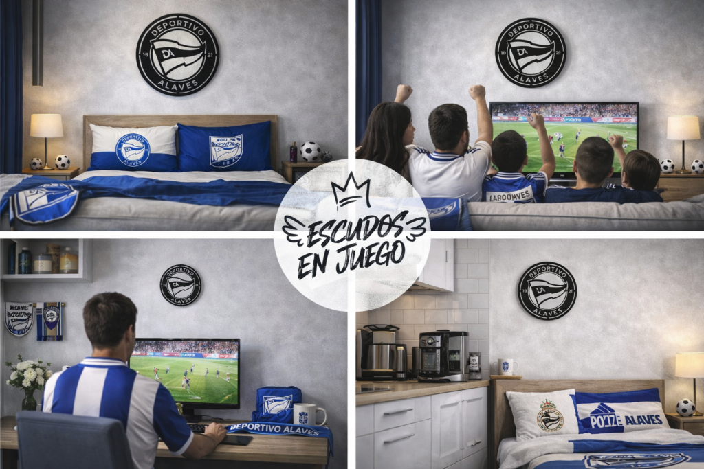 Escudo madera Deportivo Alavés