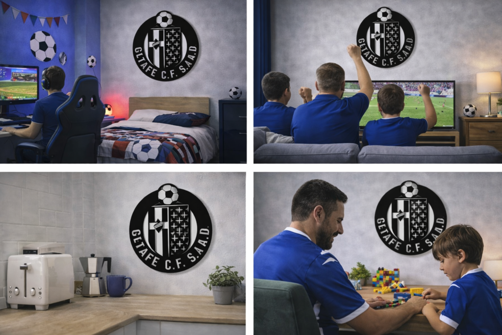 Escudo madera Getafe