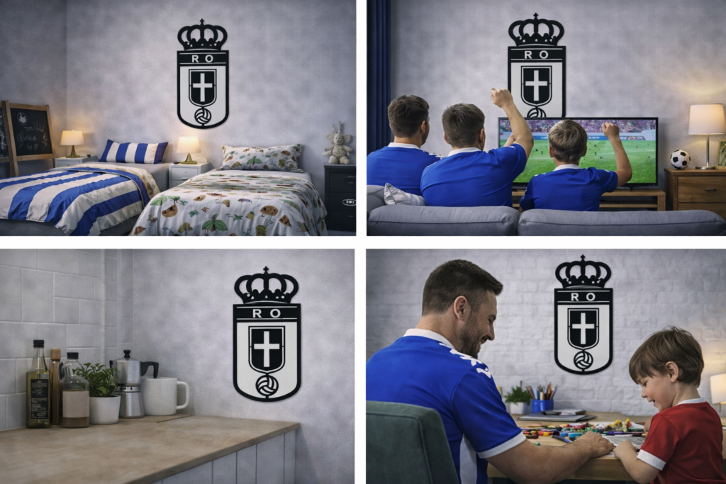 Escudo madera Oviedo