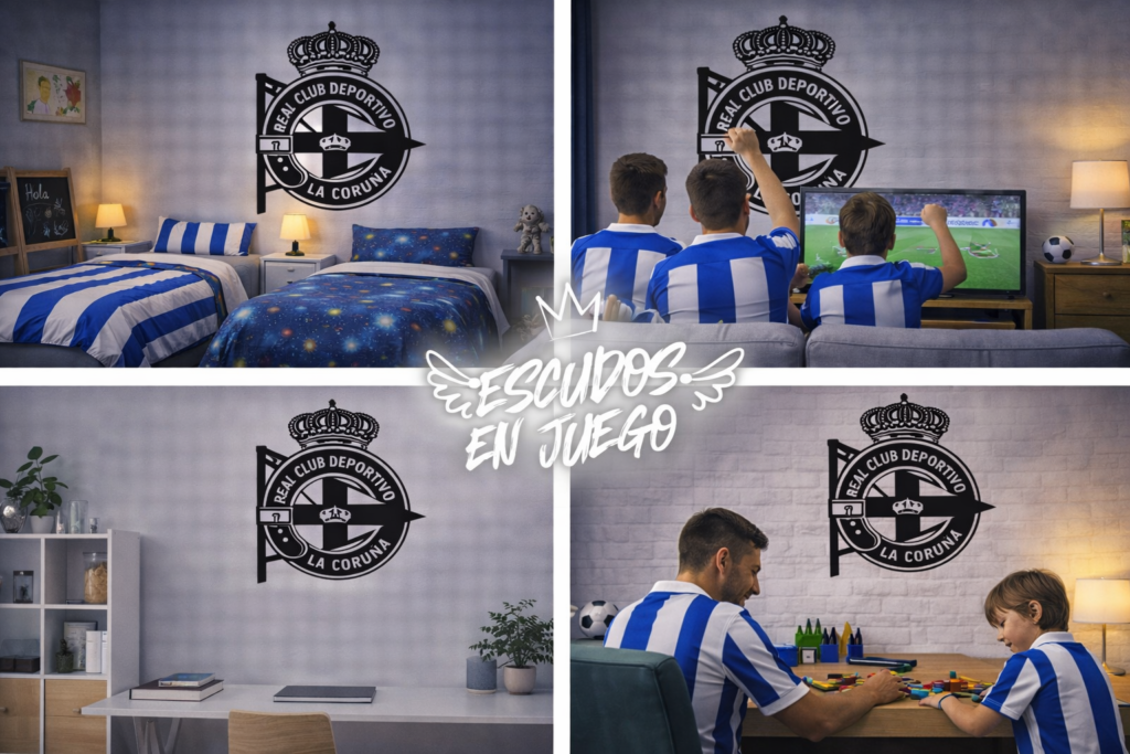 Escudo-madera-Deportivo de la Coruña-www.escudosenjuego.com