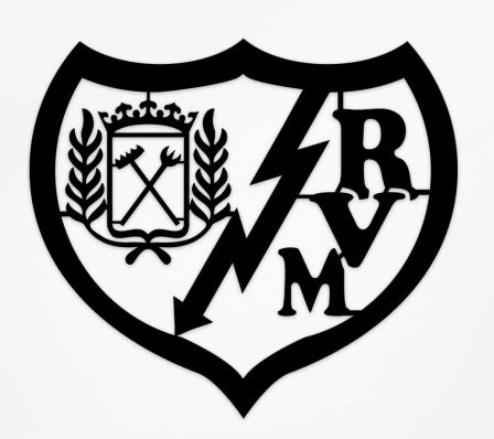 Escudo-madera-Rayo Vallecano -www.escudosenjuego.com